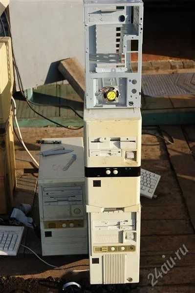 Лот: 1223425. Фото: 1. системный блок 486DX2. Корпуса, блоки питания