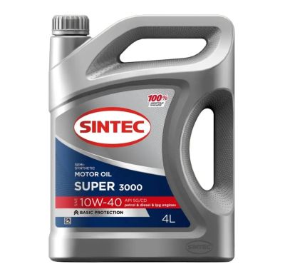 Лот: 20615709. Фото: 1. Масло моторное Sintec Супер 3000... Масла, жидкости