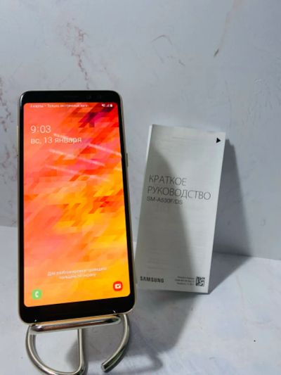 Лот: 21100476. Фото: 1. Samsung Galaxy A8 (2018) (кр 48782... Смартфоны