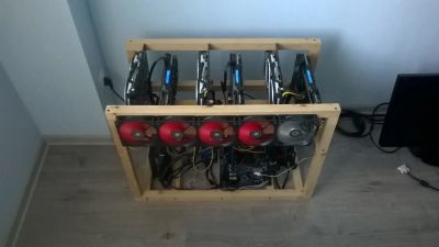 Лот: 10886041. Фото: 1. Риг 6 карт GTX1060 6 GB. Майнинг фермы, товары для майнинга