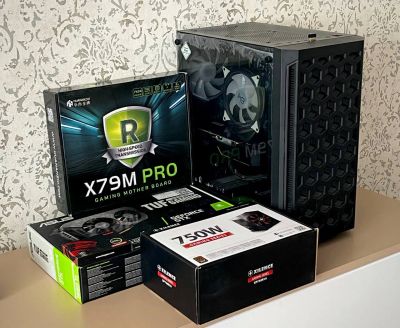 Лот: 22225257. Фото: 1. Игровой ПК Xeon E-2650v2/16Gb... Компьютеры в сборе