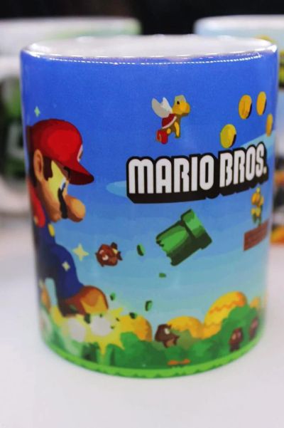 Лот: 9808565. Фото: 1. Керамическая кружка: Mario Bros... Кружки, стаканы, бокалы