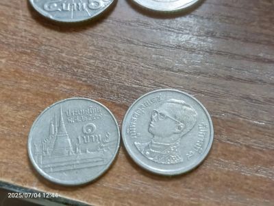 Лот: 25547295. Фото: 1. 1 бат тайланд монета. Европа