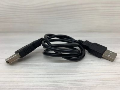 Лот: 16280473. Фото: 1. Кабель USB - USB. 0,7 м. Цена... Шлейфы, кабели, переходники