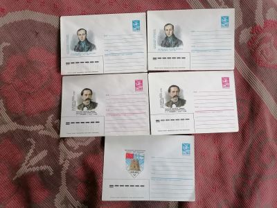 Лот: 25394513. Фото: 1. Конверты СССР 1987 год. Чистые... Открытки, конверты