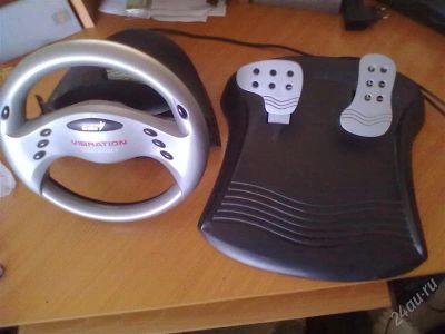 Лот: 1592885. Фото: 1. genius speed wheel 3 vibration. Рули, джойстики