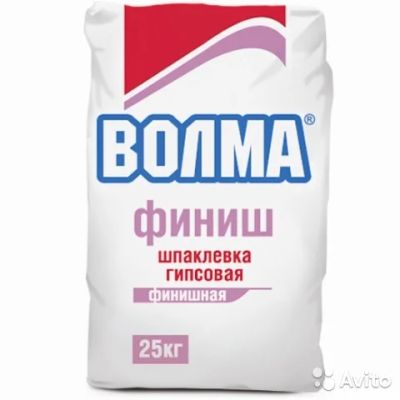 Лот: 6455019. Фото: 1. ВОЛМА Смесь сухая гипсовая отделочная... Смеси, шпатлевки, цемент