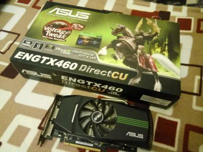 Лот: 8461598. Фото: 1. Asus gtx 460 1gb неисправная. Видеокарты