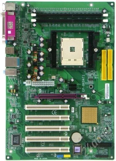 Лот: 338360. Фото: 1. Материнская плата Epox EP-8KDA7I... Материнские платы