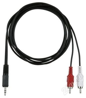 Лот: 1481552. Фото: 1. Кабель Mini Jack - RCA 5м. Шнуры, кабели, разъёмы