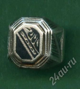 Лот: 629565. Фото: 1. (№421)кольцо печатка серебро с... Кольца, перстни
