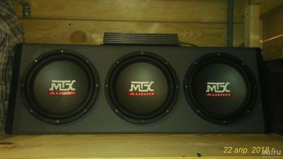 Лот: 11395543. Фото: 1. Сабвуфер автомобильный MTX RT10X3DS. Сабвуферы