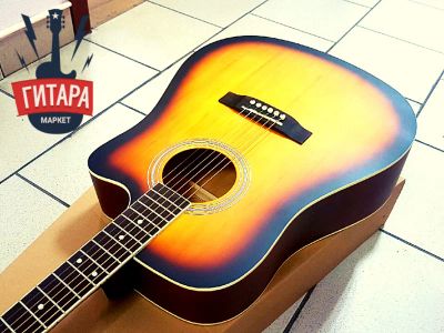 Лот: 17136404. Фото: 1. Гитара Chard FT-41c. Гитары