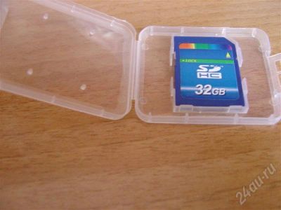 Лот: 361757. Фото: 1. Карта памяти SD SDHC 32Gb. USB-флеш карты