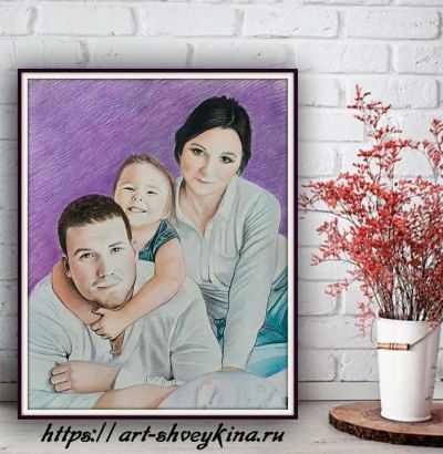 Лот: 17460745. Фото: 1. Портрет по фото на заказ. Иконы