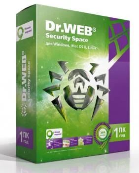 Лот: 5788179. Фото: 1. Антивирус Dr. Web® Security Space... Другое (игры, программное обеспечение)