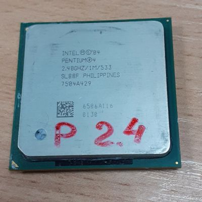 Лот: 16803647. Фото: 1. Процессор 478 сокет Pentium 2400... Процессоры