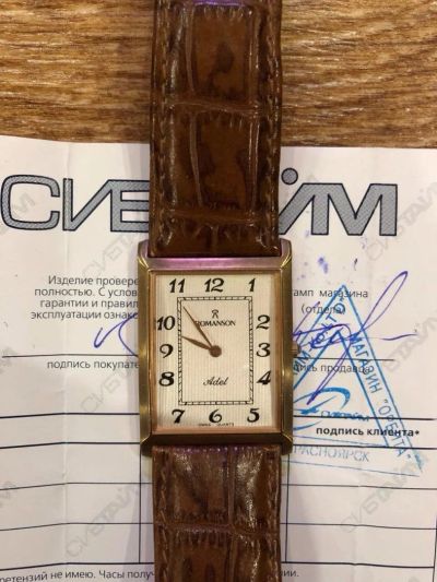 Лот: 11108357. Фото: 1. Часы Romanson оригинальные швейцарский... Оригинальные наручные часы