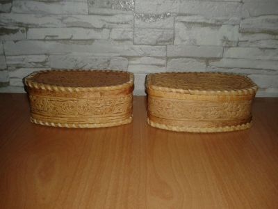 Лот: 13068575. Фото: 1. Шкатулка под мелочи береста. Шкатулки
