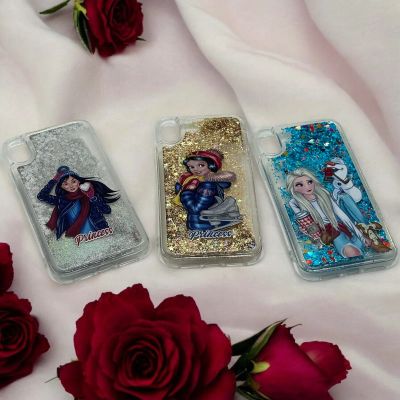 Лот: 25415791. Фото: 1. Чехол iPhone XR Жидкие блестки... Чехлы, бамперы