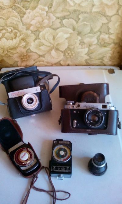 Лот: 17874830. Фото: 1. ФЭД 2,Смена 8М+2 экспонометра... Другое (антиквариат)