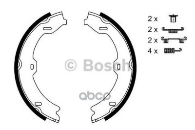 Лот: 14082107. Фото: 1. Колодки тормозные барабанные Bosch... Другое (автозапчасти)