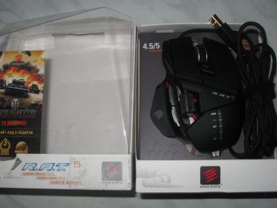 Лот: 7756500. Фото: 1. Мышь проводная Mad Catz R.A.T... Клавиатуры и мыши