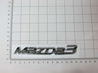 Лот: 10038503. Фото: 1. Эмблема шильдик Mazda 3 на багажник... Детали тюнинга
