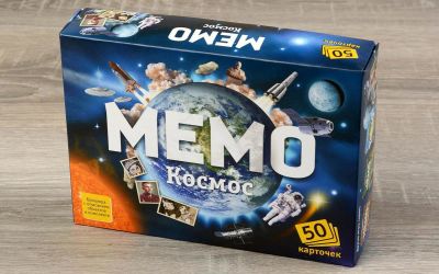 Лот: 12719945. Фото: 1. Нескучные игры: Мемо "Космос". Настольные игры, карты