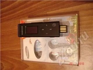 Лот: 440806. Фото: 1. MP3 плеер Samsung YP-U3. Другое (компьютеры, оргтехника, канцтовары)