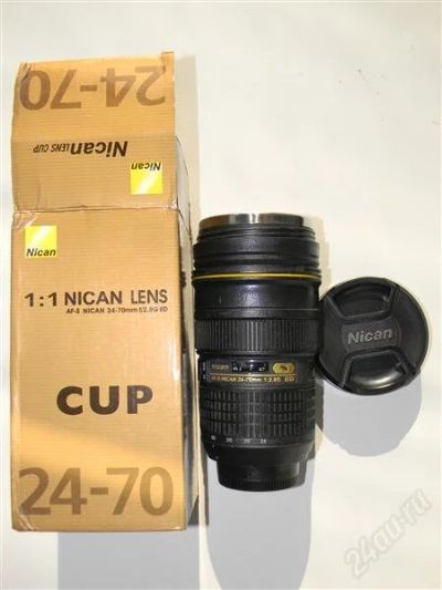 Лот: 773098. Фото: 1. Кружка NICAN 1:1 масштаб nikon... Сувенирные мелочи