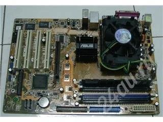 Лот: 276384. Фото: 1. Asus P4P800-X. Материнские платы