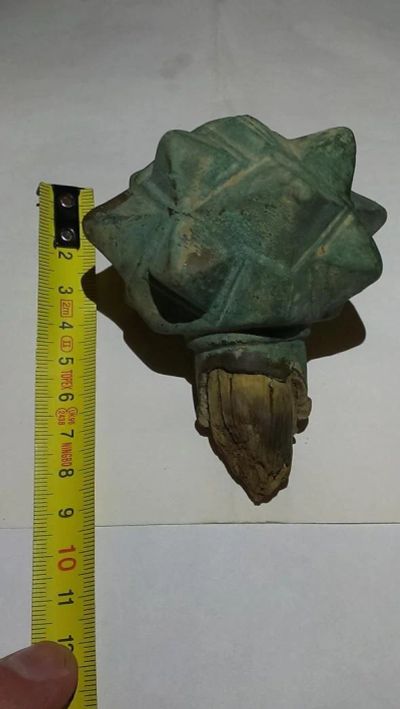 Лот: 10722656. Фото: 1. Бронзовое навершие булавы. Оружие