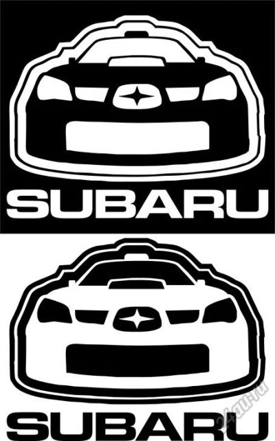 Лот: 5641471. Фото: 1. Наклейка на авто "Subaru". Наклейки автомобильные