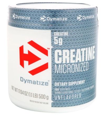 Лот: 10806577. Фото: 1. Creatine micronized, 500гр Dymatize... Спортивное питание, витамины