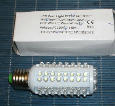 Лот: 3028840. Фото: 1. Светодиодная лампочка 7W, тёплый... Другое освещение