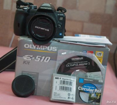 Лот: 9542294. Фото: 1. Olympus e510 kit. Цифровые зеркальные