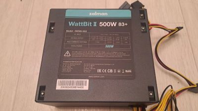 Лот: 25252569. Фото: 1. Блок питания Zalman Wattbit II... Корпуса, блоки питания