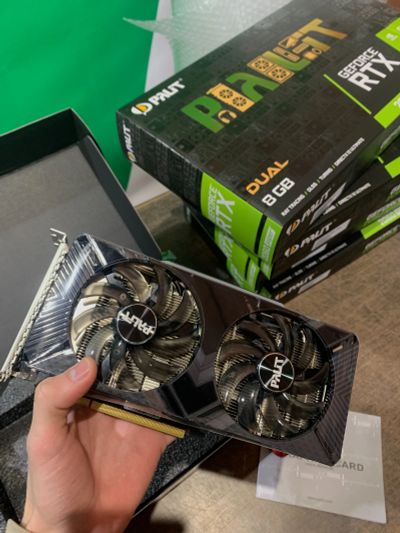 Лот: 18264317. Фото: 1. Видеокарта Palit RTX2060 super... Видеокарты