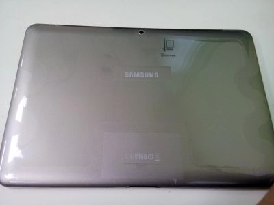 Лот: 12316987. Фото: 1. Задняя крышка Samsung P5110 серый. Корпуса, клавиатуры, кнопки