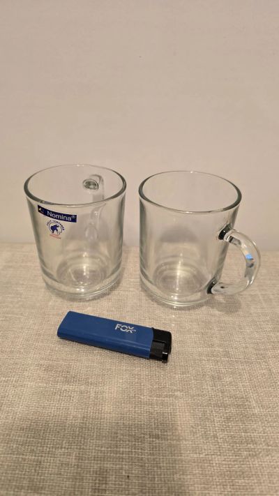 Лот: 25898577. Фото: 1. Стеклянные кружки Nomina — прочные... Кружки, стаканы, бокалы