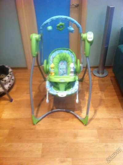 Лот: 7436026. Фото: 1. Качеля Graco Swing n Bounce 2в1. Ходунки, прыгунки, качели