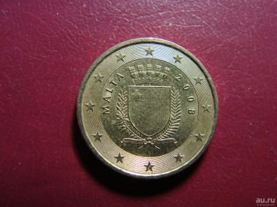 Лот: 9962921. Фото: 1. 10 евроцентов 2008, Мальта, герб. Европа