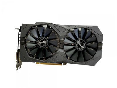 Лот: 19983745. Фото: 1. Видеокарта ASUS AMD Radeon RX... Видеокарты