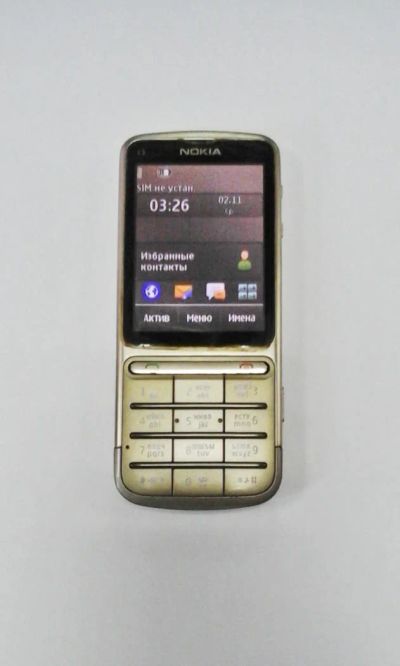 Лот: 11371835. Фото: 1. Nokia C3-01 RM-640 Khaki Gold. Кнопочные мобильные телефоны
