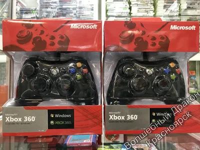 Лот: 13229622. Фото: 1. Геймпад Джойстик XBOX 360 Проводной... Аксессуары для игровых приставок, консолей, геймпады