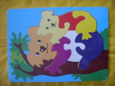 Лот: 1142949. Фото: 1. Пазлы большие, новые!!!. Развивающие