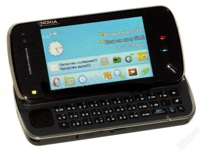 Лот: 1094937. Фото: 1. Nokia N97 (копия) - 2sim, TV... Кнопочные мобильные телефоны