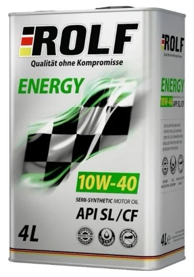 Лот: 16675054. Фото: 1. Масло ROLF Energy 10W-40, API... Масла, жидкости