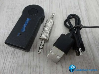 Лот: 13611767. Фото: 1. Ресивер BT-350 Bluetooth черный. FM-модуляторы, трансмиттеры